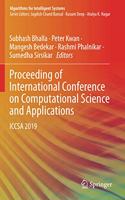 Proceeding of International Conference on Computational Science and Applications