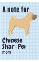 A note for Chinese Shar-Pei mom: For Chinese Shar-Pei Dog Fans