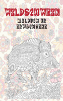 Wildschwein - Malbuch für Erwachsene