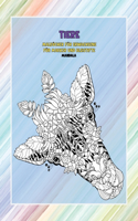 Malbücher für Erwachsene für Marker und Bleistifte - Mandala - Tiere