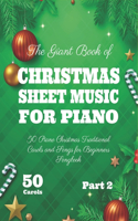 Giant Book of Christmas Sheet Music For Piano