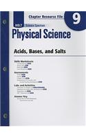 Holt Science Spectrum Physical Science Chapter 9 Resource File: Acids, Bases, and Salts