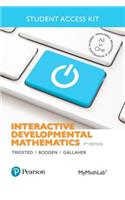 Interactive Developmental Mathematics--Life of Edition Title-Specific Access Card--Plus Guided Notebook Volumes 1-3