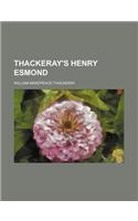Thackeray's Henry Esmond: (English)