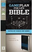 NIV, Game Plan for Life Bible, Leathersoft, Black/Blue