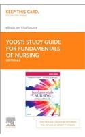 Study Guide for Fundamentals of Nursing Elsevier eBook on Vitalsource (Retail Access Card)