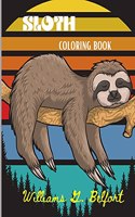 Sloth Coloring Book