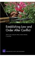Establishing Law and Order After Conflict