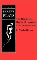 Red Merit Badge of Courage