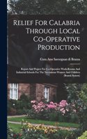 Relief For Calabria Through Local Co-operative Production