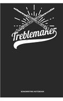 Songwriting Notebook: Blank Log Book For Bass, Alto Or Piccolo Player: Flute Journal Treblemaker Gift