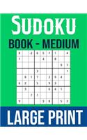 Sudoku Book Medium Large Print