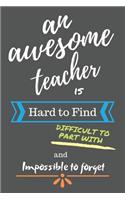 An Awesome Teacher