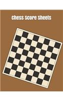 Chess Score Sheets: Chess Records Book - Chess Notation Book - Chess Games Scorebook - Chess Match Log Book - Chess Score Sheets - 110 Games 90 Moves Chess Notation Boo