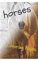 Horses Coloring Pages
