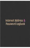 Internet Address & Password Logbook: Internet Address & Password Organizer with Table of Contents (Leather Design Cover) 5.5x8.5 Inches(9 Internet Password Keeper Logbook)