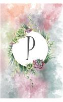 P: Customized 6x9 Inch Matte Softcover Paperback Notebook Journal with 120 Blank Lined Pages