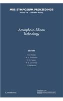 Amorphous Silicon Technology: Volume 118