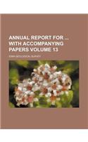 Annual Report for with Accompanying Papers Volume 13: (English)