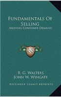 Fundamentals of Selling
