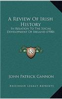 A Review Of Irish History