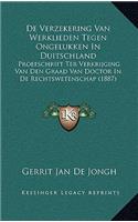 De Verzekering Van Werklieden Tegen Ongelukken In Duitschland