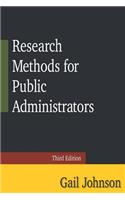 Research Methods for Public Administrators