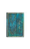 Paperblanks Verne, Twenty Thousand Leagues Embellished Manuscripts Collection Hardcover MIDI Lined Wrap Closure 144 Pg 120 GSM