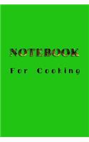 Notebook For Cooking