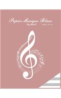 papier musique blanc