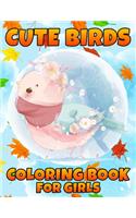 Cute Birds Coloring Book For Girls