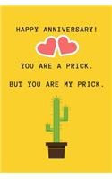 Happy Anniversary! You Are A Prick. But You Are My Prick.