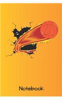 Notebook: Basketball - A5 - Liniert (Linien) 120 Seiten - Notizbuch - Tagebuch - Tagesplaner - Wochenplaner - Planer - Geschenk