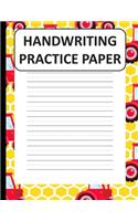 Handwriting Practice Paper: Handwriting Paper For Kids: ABC First writing Blank Dotted Lined Sheets Notebook for K-3 Students,120 pages, 8.5x11