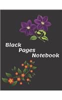 Black Pages Notebook