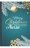 F4 Christmas Notebooks Nurse Shining Beautiful Cover