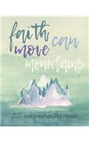 Planner 2020 Faith Can Move Mountains MATTHEW 17: 20: 2020 Weekly And Monthly Planner, January To December Agenda, Organizer, Diary