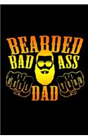 Bearded Badass Dad: 110 Game Sheets - SeaBattle Sea Battle Blank Games - Soft Cover Book for Kids for Traveling & Summer Vacations - Mini Game - Clever Kids - 110 Lined