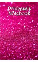 Princess's Notebook: Bespoke, Personalised Notebook. Contact Us If You Would Like Your Own Image, Name or Other Text on a Book