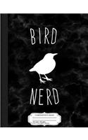 Bird Nerd Bird Watching Composition Notebook