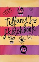 Pink, Purple, and Gold Penguin Panda Personalized Tiffany 200 Pages Sketchbook Journal