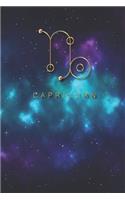 Capricorn: Lined Paper Journal(2 Series)