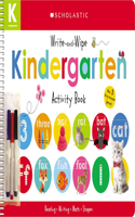 Write-and-Wipe Kindergarten Activity Book