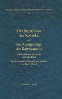 Das Ratirahasya Des Kokkoka Und Der Anangaranga Des Kalyanamalla