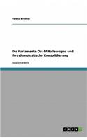 Die Parlamente Ost-Mitteleuropas und ihre demokratische Konsolidierung: (German)