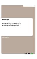 Haftung des faktischen GmbH-Geschäftsführers