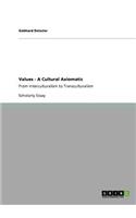 Values - A Cultural Axiomatic