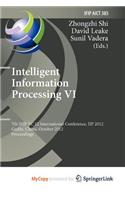Intelligent Information Processing VI
