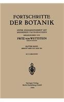 Fortschritte Der Botanik