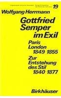 Gottfried Semper Im Exil